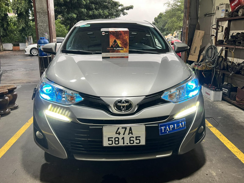 Độ đèn nâng cấp ánh sáng NÂNG CẤP BI LED RED TURBO 3.0 CHO XE TOYOTA VIOS 47A58165 - AUTO365 BUÔN MA THUỘT - 01/09/2023