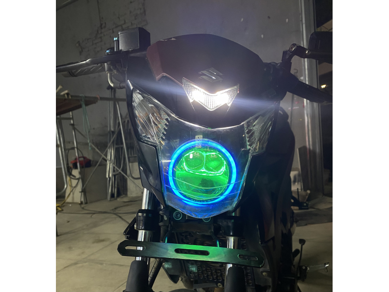 Độ đèn nâng cấp ánh sáng Nâng cấp ánh sáng bi led cb150Hp cho xe honda satria