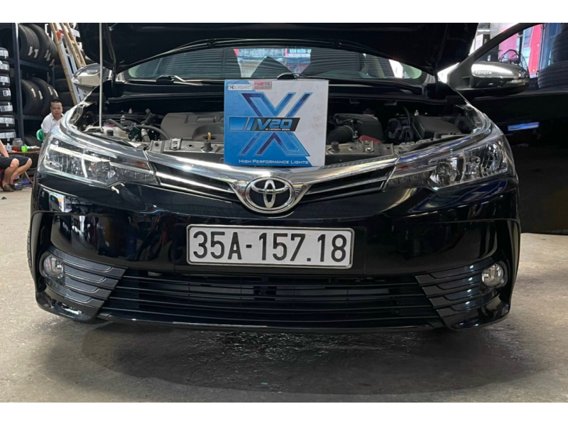 Độ đèn nâng cấp ánh sáng Toyota Atis