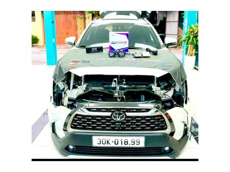 Độ đèn nâng cấp ánh sáng Platinum Plus cho Toyota Cross