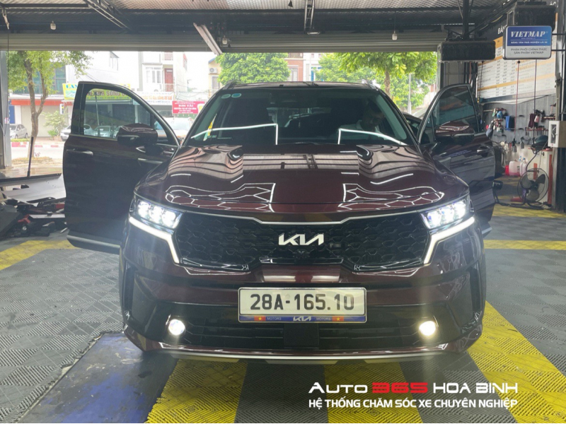 Độ đèn nâng cấp ánh sáng Nâng cấp tăng sáng cho Kia Sorento