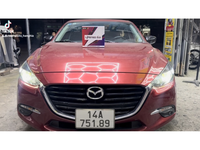 Độ đèn nâng cấp ánh sáng nâng cấp bi pha GTR Limited 3.0 cho mazda3