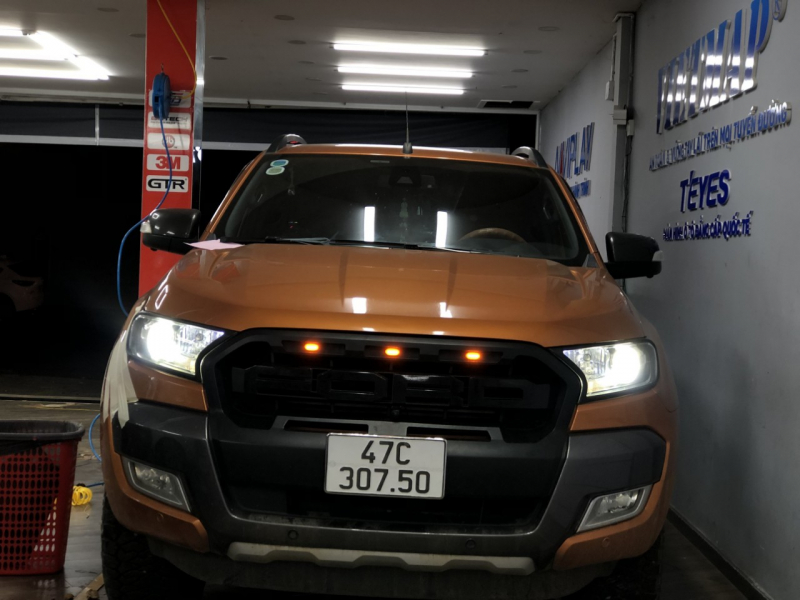 Độ đèn nâng cấp ánh sáng BI LED X-LIGHT V30 ULTRA 2023 CHO RANGER TẠI CAR CARE TÂY NGUYÊN