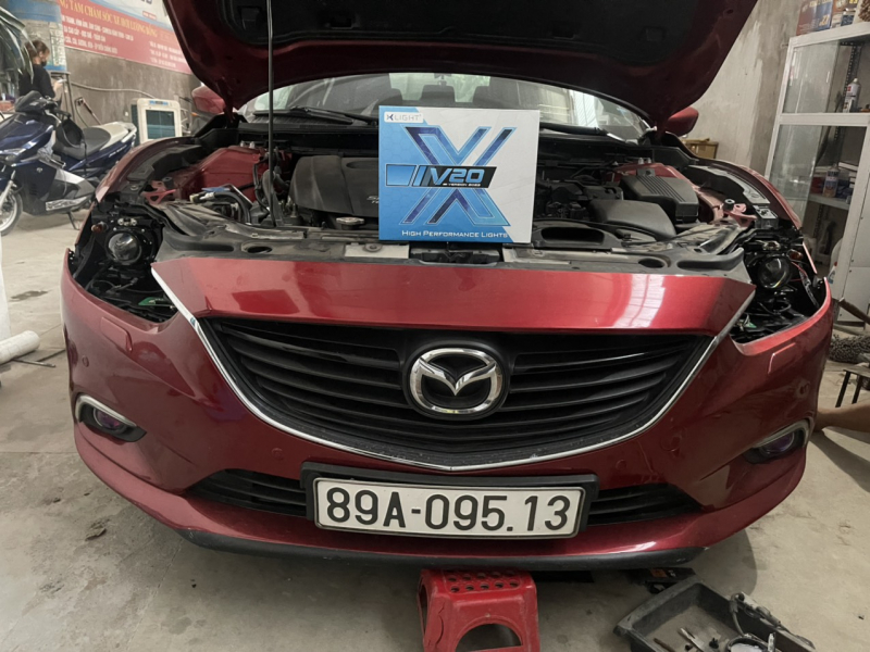 Độ đèn nâng cấp ánh sáng Nâng cấp bi tăng sáng bi led V20 2023 cho xe Mazda 6