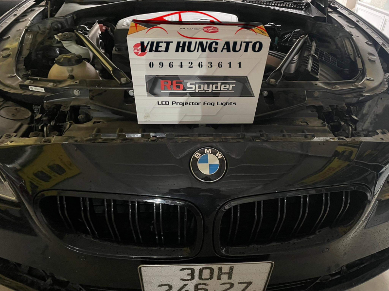 Độ đèn nâng cấp ánh sáng Nâng cấp bi gầm xe BMW 520i