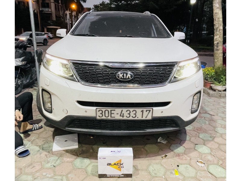 Độ đèn nâng cấp ánh sáng Sorento