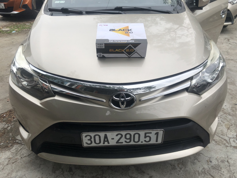 Độ đèn nâng cấp ánh sáng Toyota Vios 