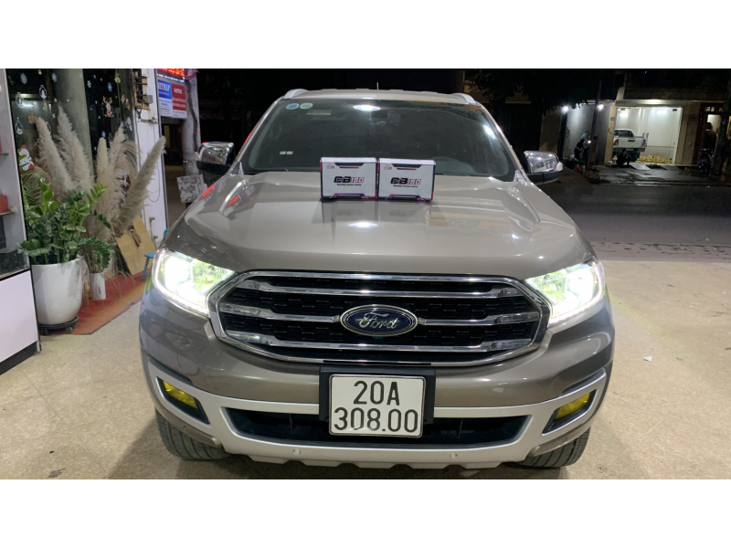 Độ đèn nâng cấp ánh sáng BI LED TITAN MOTO CB150 FORD EVEREST