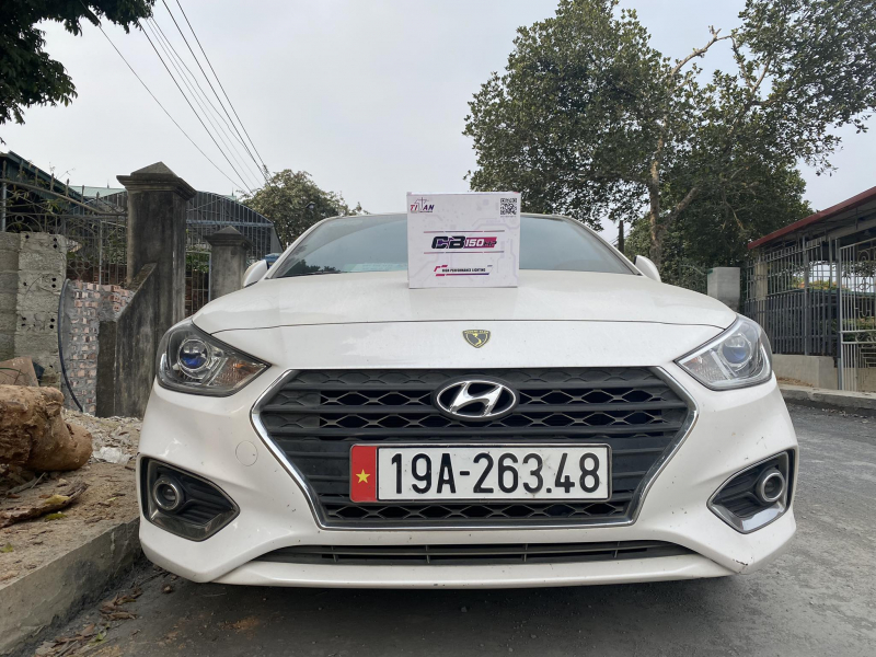 Độ đèn nâng cấp ánh sáng Nâng cấp ánh sáng bi pha cho xe Hyundai Accent