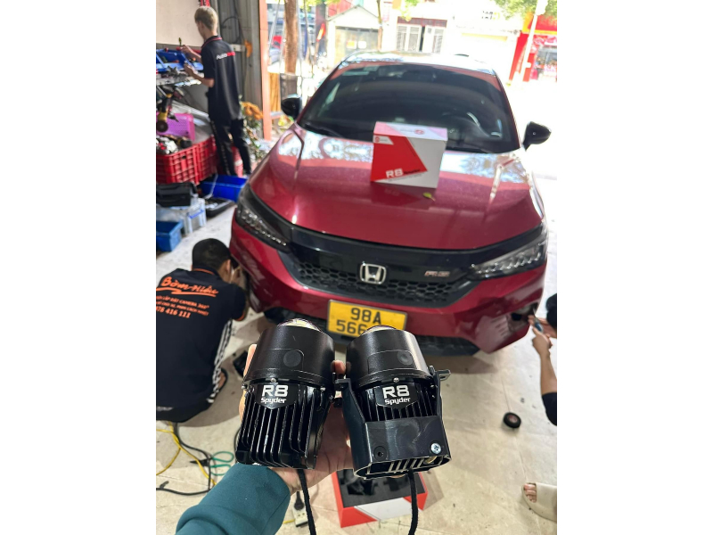 Độ đèn nâng cấp ánh sáng Honda city