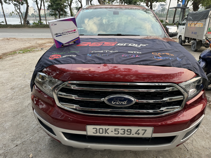 Độ đèn nâng cấp ánh sáng Ford Everest 2019