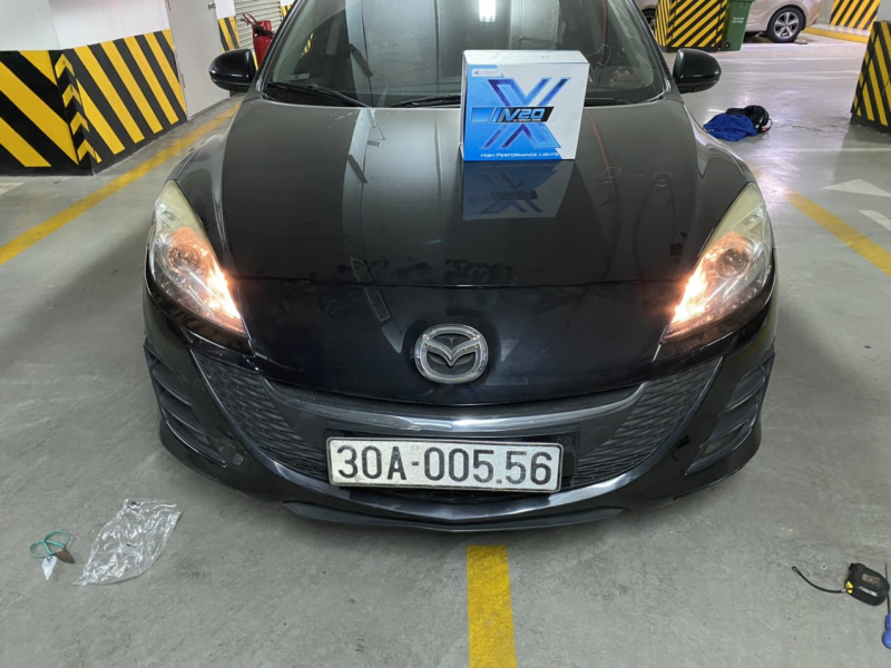 Độ đèn nâng cấp ánh sáng Mazda3 2011