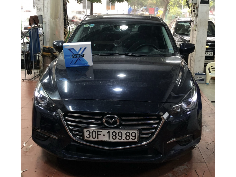 Độ đèn nâng cấp ánh sáng Mazda3 2018