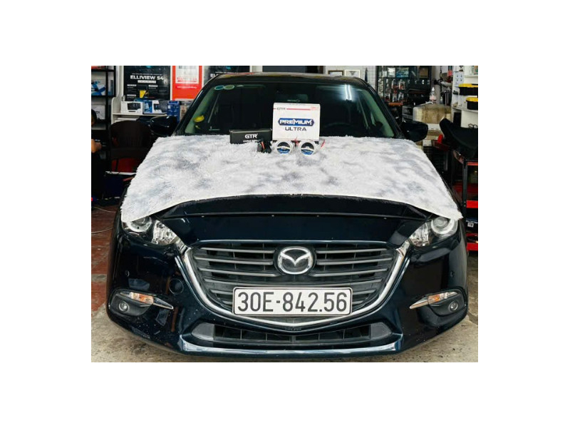 Độ đèn nâng cấp ánh sáng Premium Ultra cho Mazda 3