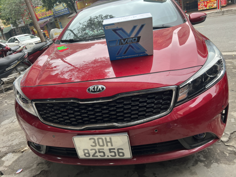 Độ đèn nâng cấp ánh sáng Kia Cerato 