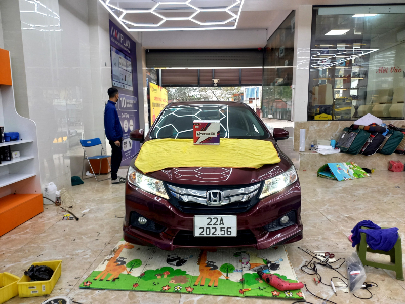 Độ đèn nâng cấp ánh sáng Độ đèn nâng cấp ánh sáng Nâng cấp bi pha GTR Limited 3.0 tăng sáng Honda City