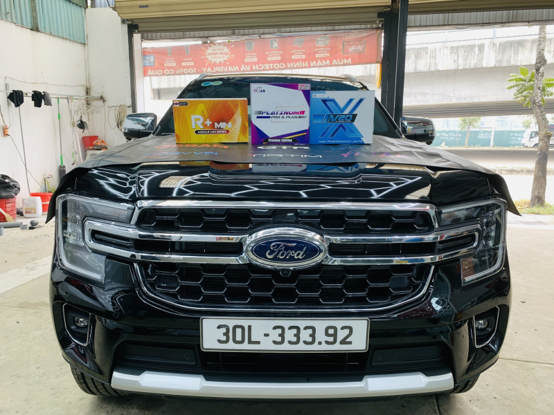 Độ đèn nâng cấp ánh sáng Combo 3 bi cho Ford Everest 2023