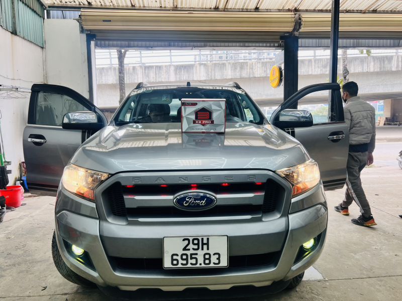 Độ đèn nâng cấp ánh sáng X3 Pro cho Ford Ranger 