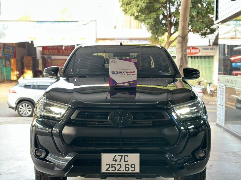 Độ đèn nâng cấp ánh sáng BI LASER TITAN PLATINUM PLUS - 2023 CHO XE TOYOTA HILUX 25269 - H96 AUTO BUÔN MA THUỘT 31/01/2024