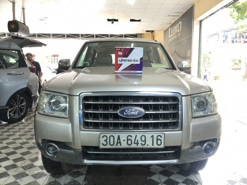 Độ đèn nâng cấp ánh sáng Nâng cấp bi pha GTR Limited 3.0 tăng sáng Ford Everest 