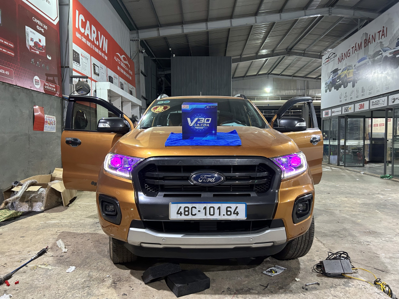 Độ đèn nâng cấp ánh sáng BI LED X-LIGHT V30 ULTRA 2022 CHO XE FORD RANGER WILDTRAK 10164-AUTO365 ĐĂK NÔNG 03/02/2024