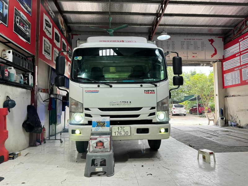 Độ đèn nâng cấp ánh sáng ISUZU