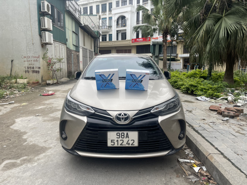 Độ đèn nâng cấp ánh sáng toyota vios 2 cặp v20 2023