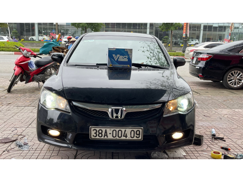 Độ đèn nâng cấp ánh sáng Honda Civic 