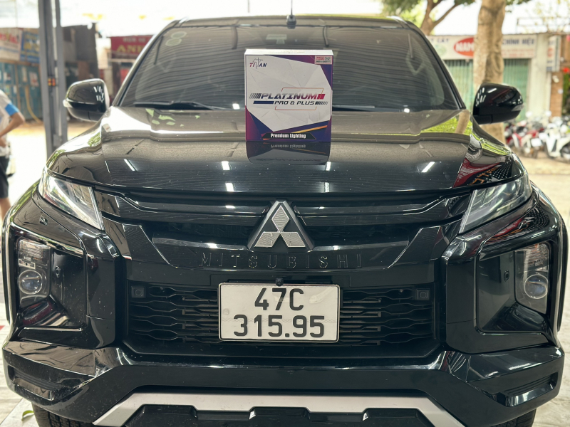 Độ đèn nâng cấp ánh sáng BI LASER TITAN PLATINUM PLUS - 2023 CHO XE MITSUBISHI TRITON - H96 AUTO BUÔN MA THUỘT 26/02/2024