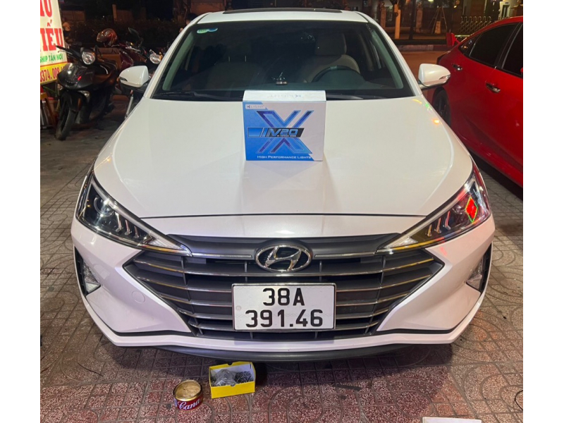 Độ đèn nâng cấp ánh sáng Huyndai Elantra 2020