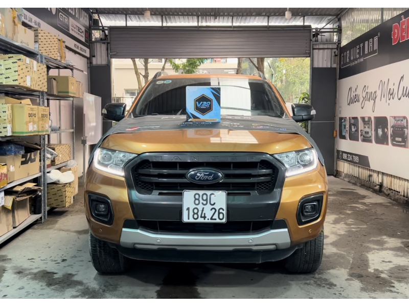 Độ đèn nâng cấp ánh sáng Nâng cấp bi Xlight V30 Ultra cho xe Ford Ranger Wildtrak 