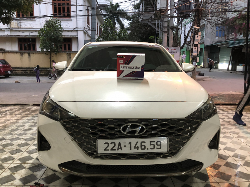 Độ đèn nâng cấp ánh sáng Nâng cấp bi pha GTR Limited 3.0 tăng sáng Hyundai Accent 