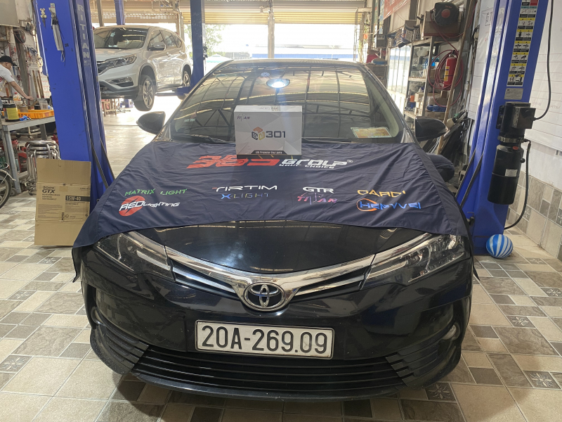 Độ đèn nâng cấp ánh sáng Nâng cấp bi gầm tăng ánh sáng cho xe toyota altis