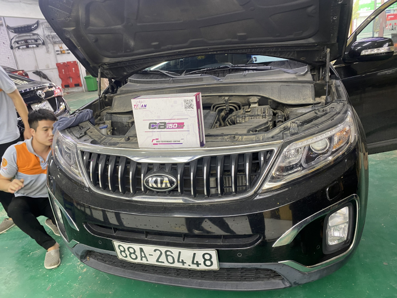 Độ đèn nâng cấp ánh sáng Nân cấp bi pha tăng sáng cho xe Kia Sorento