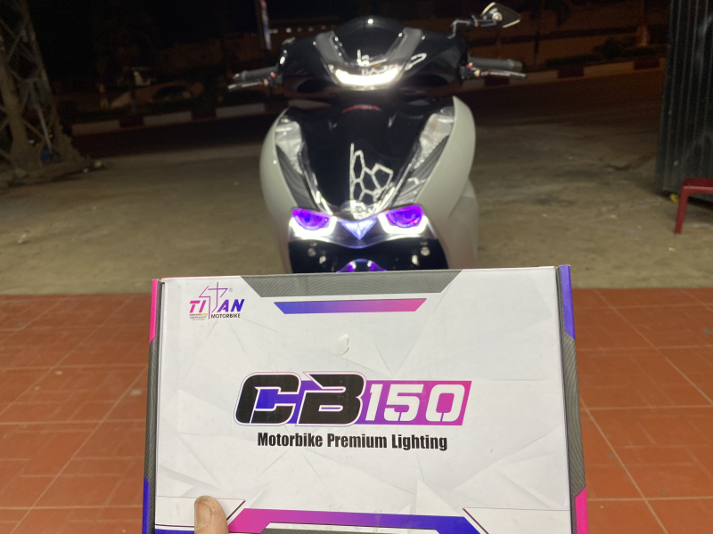 Độ đèn nâng cấp ánh sáng BI LED TITAN MOTO - CB150 - 2023 CHO XE SH 00141 - ĐỘ 81 AUTO 14/03/2024