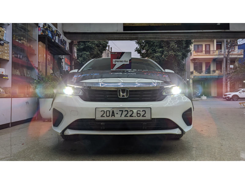 Độ đèn nâng cấp ánh sáng BI LED GTR LIMITED 3.0 TĂNG SÁNG HONDA CITY