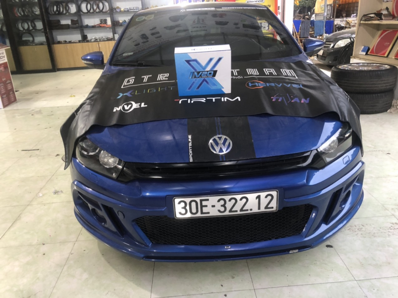 Độ đèn nâng cấp ánh sáng Nâng cấp bi pha xe volkswagen