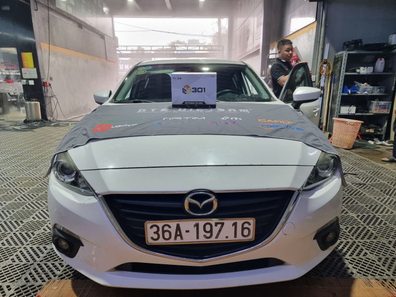 Độ đèn nâng cấp ánh sáng Nâng cấp bi gầm tăng sáng GTR cho mazda 3