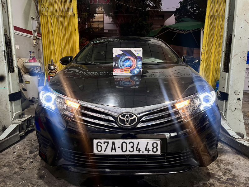 Độ đèn nâng cấp ánh sáng NÂNG CẤP BI LED FOGWAY GEN 5 CHO TOYOTA  ALTIS 