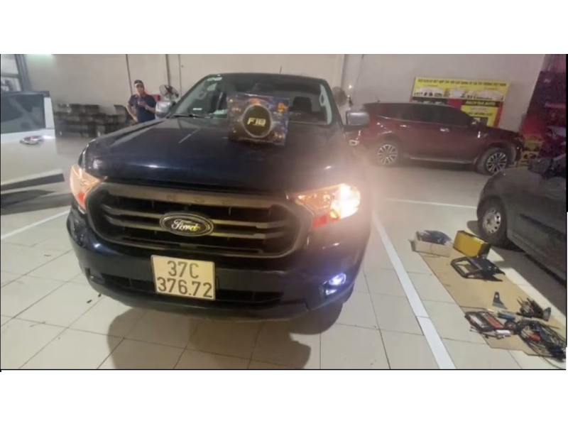 Độ đèn nâng cấp ánh sáng Nâng cấp bi pha GTR tăng sáng cho Ford Ranger 