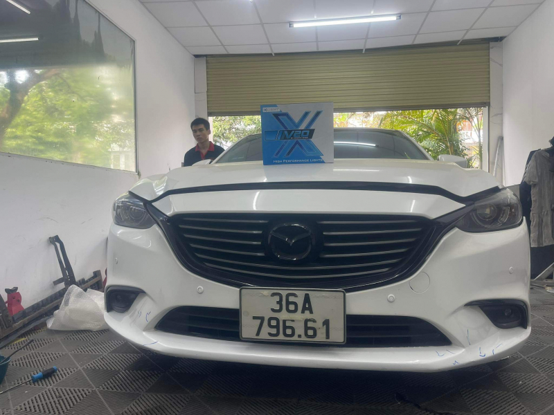 Độ đèn nâng cấp ánh sáng  Mazda 						