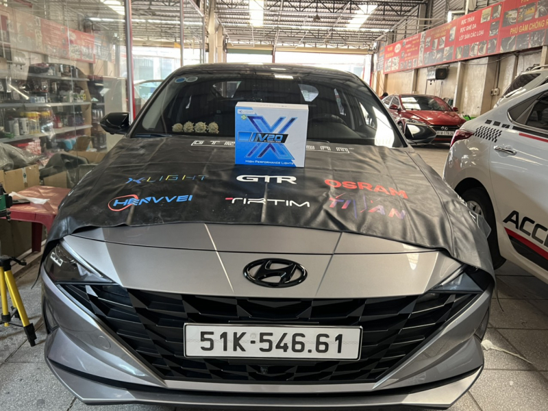 Độ đèn nâng cấp ánh sáng Nâng cấp ánh sáng bi V20 cho xe Hyundai Elantra 