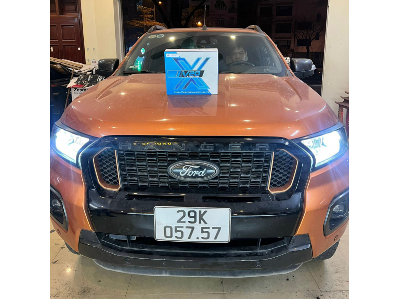 Độ đèn nâng cấp ánh sáng  Ford Ranger	 