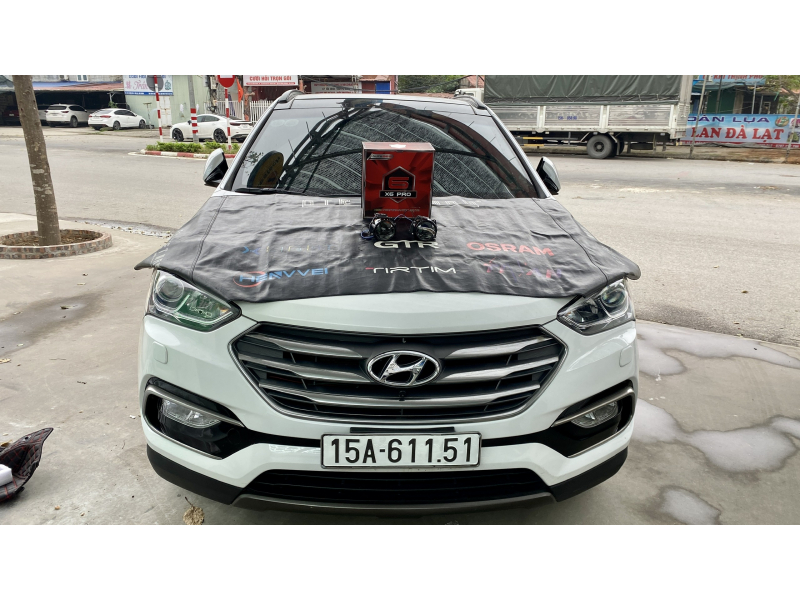 Độ đèn nâng cấp ánh sáng BI LASER X-LIGHT X6 PRO - HYUNDAI SANTAFE - 15A61151