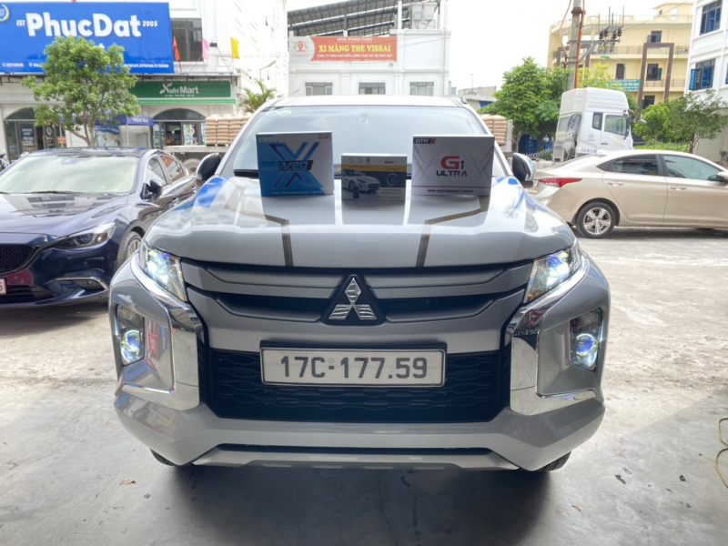 Độ đèn nâng cấp ánh sáng Nâng cấp ánh sáng cho xe Mitsubishi Triton