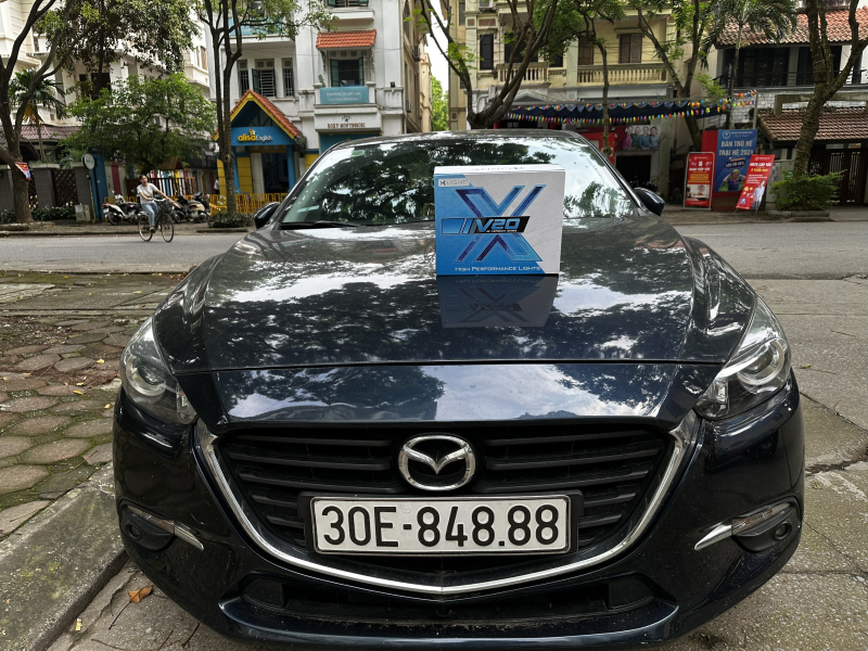 Độ đèn nâng cấp ánh sáng  MAZDA 