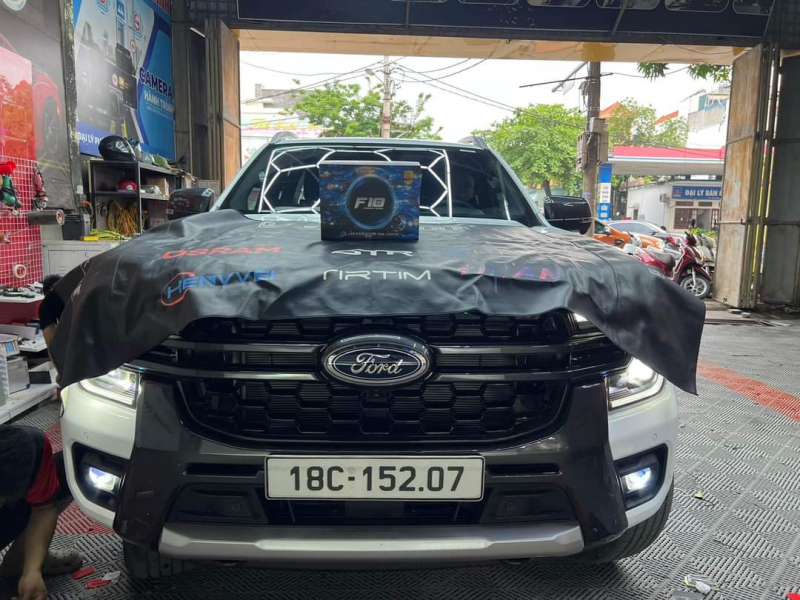 Độ đèn nâng cấp ánh sáng Nâng cấp bi gầm f10 cho xe ford ranger wildtrak