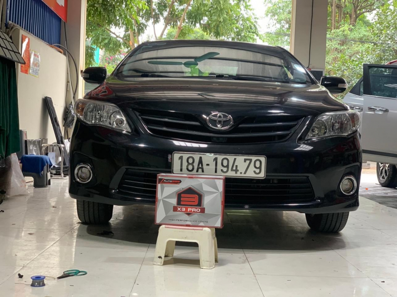 Độ đèn nâng cấp ánh sáng Toyota Altis