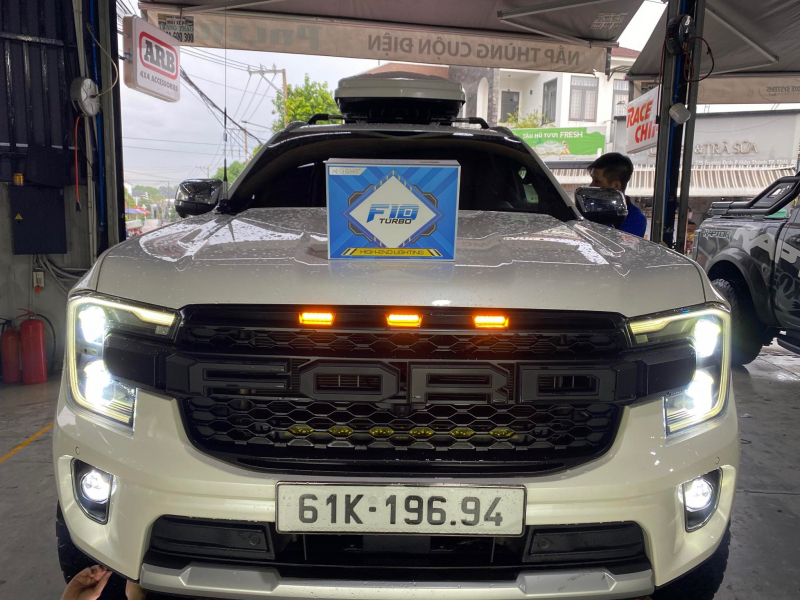 Độ đèn nâng cấp ánh sáng BI GẦM X-LIGHT F10 TURBO NHIỆT MÀU 5500K CHO XE FORD EVEREST 2023 MÀU TRẮNG - BÌNH DƯƠNG - 19694