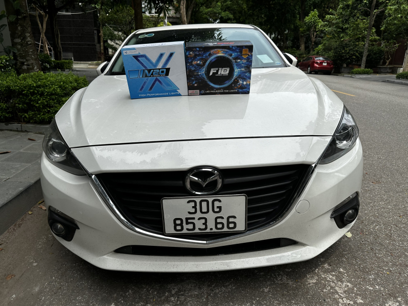 Độ đèn nâng cấp ánh sáng MAZDA 